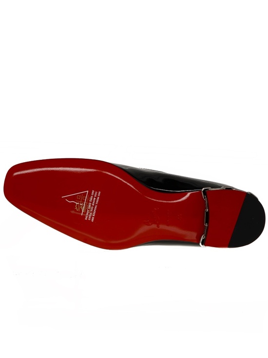 Christian Louboutin Dandy Atlas Dress Shoes Black Patent Leather Size 10 New main image 5